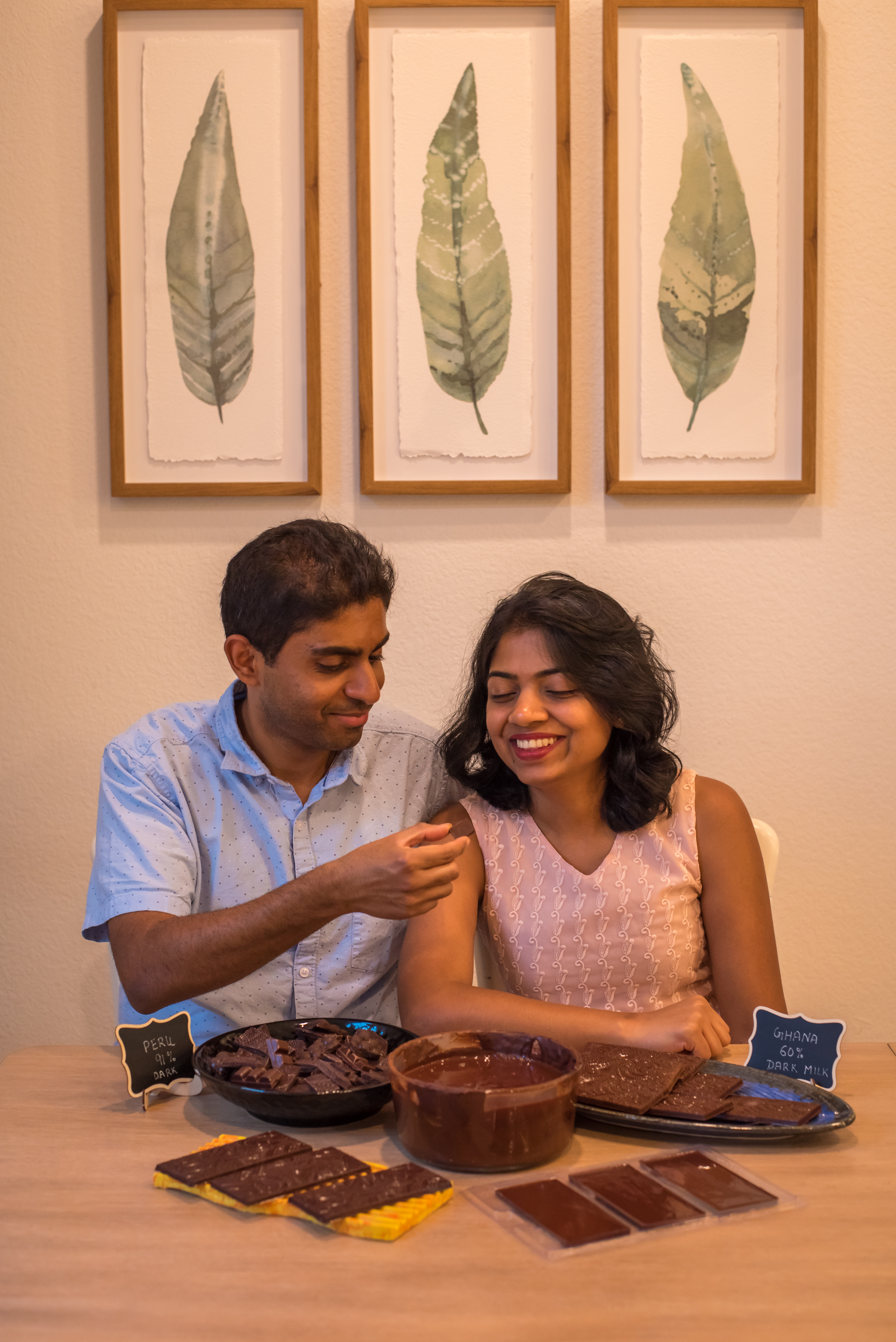 Chocolate making process